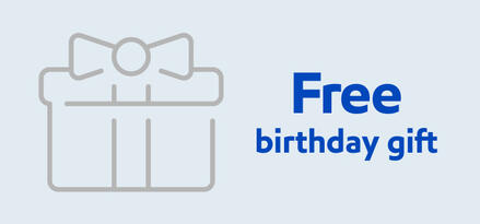 Free birthday gift banner